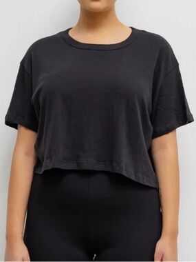 Leset Boxy Crop Tee